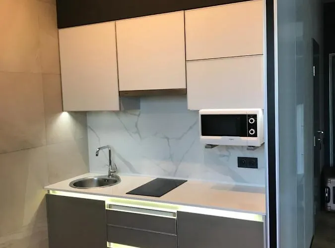 стильный лофт с подвесным креслом в аркадии возле моря!